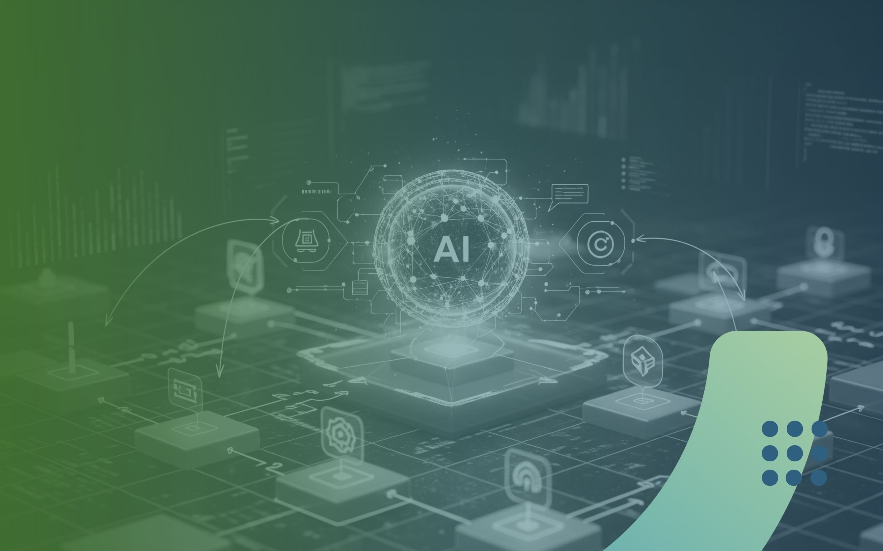Visual representation of AI’s future in business, emphasising the critical role of API simulation in agentic AI development.
